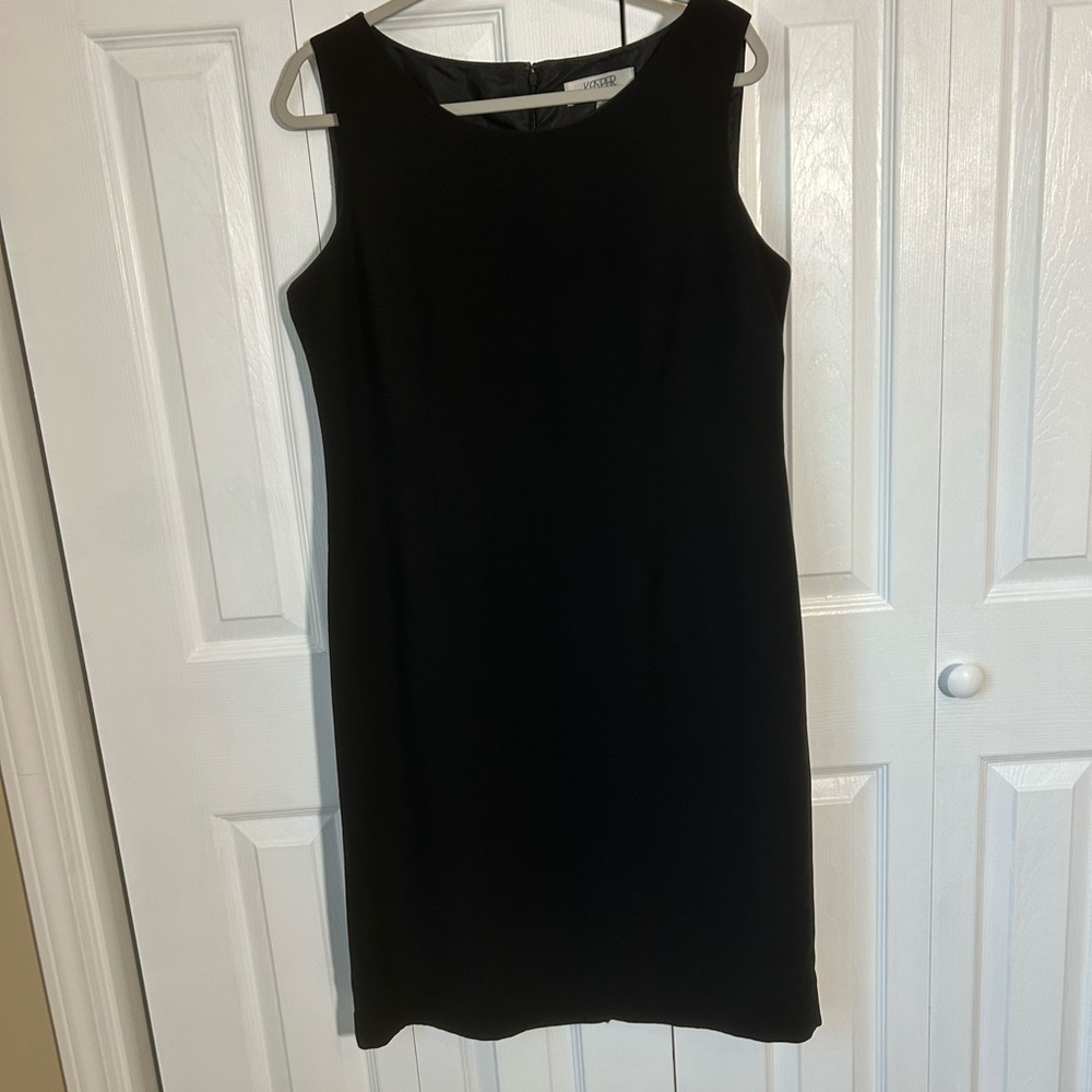 Kasper Elegant Black Mini Dress